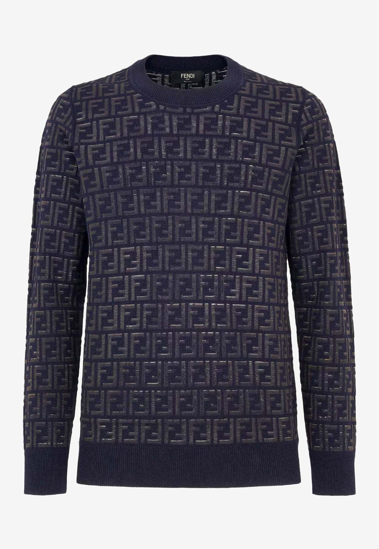 Fendi sweater blue best sale