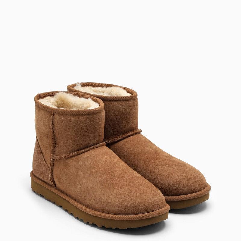 UGG Classic Mini Ii Chestnut-coloured Ankle Boots in Brown | Lyst