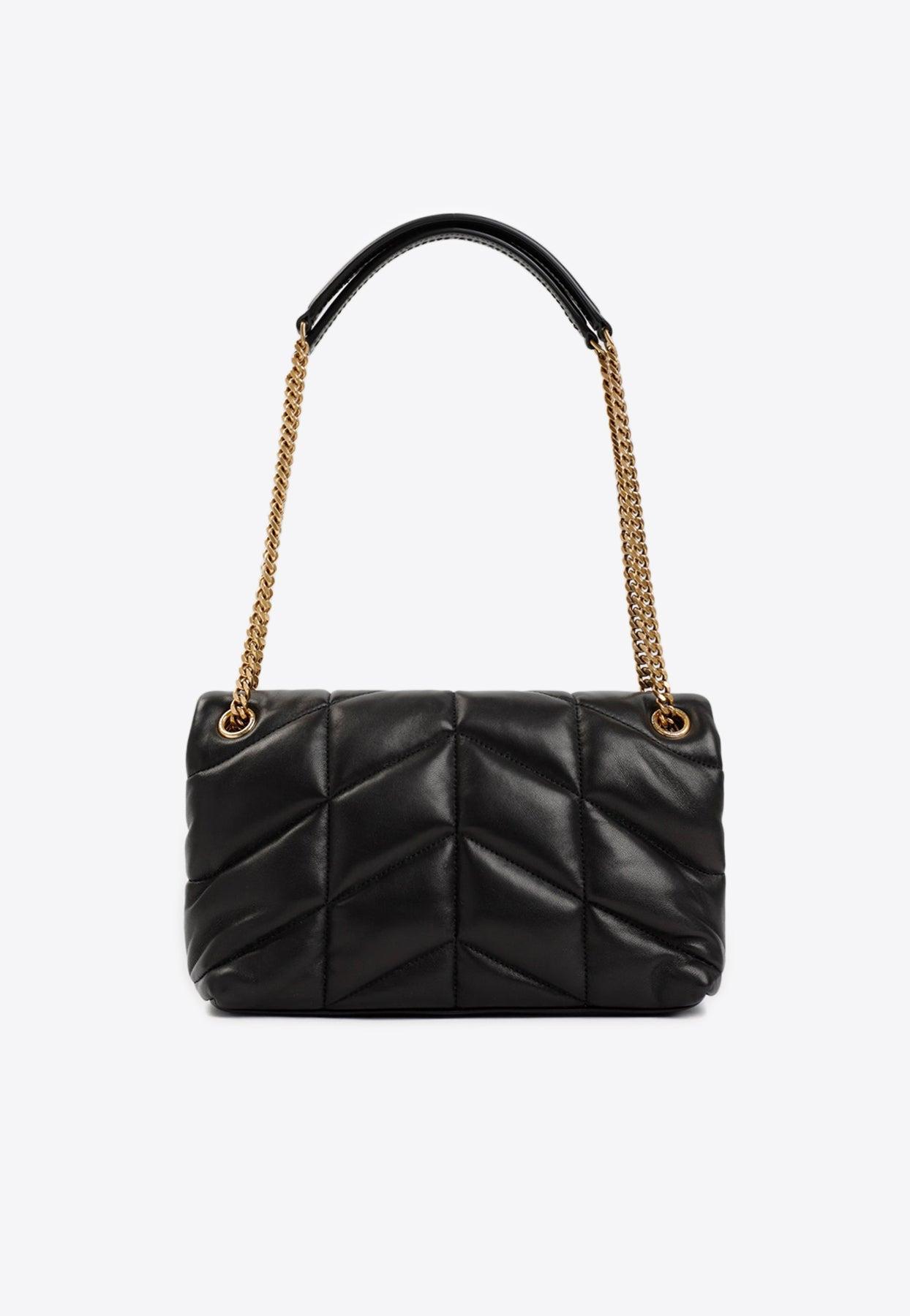 Ray Indsigtsfuld dette Saint Laurent Small Puffer Shoulder Bag in Black | Lyst