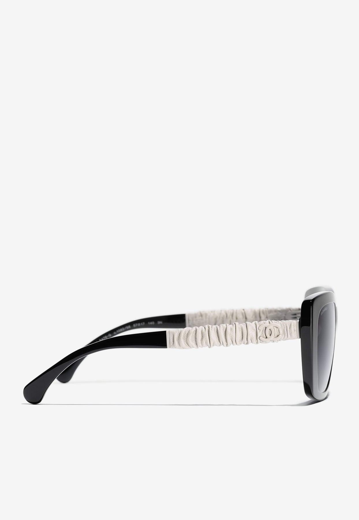 chanel butterfly sunglasses black