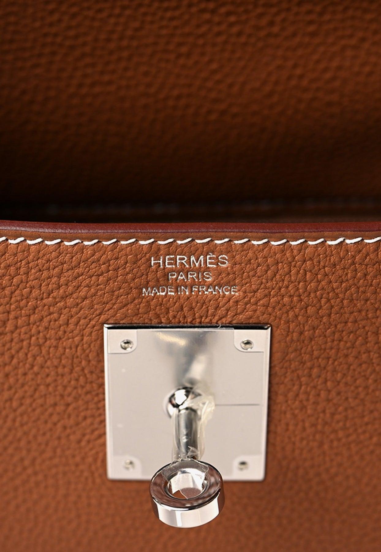 Hermes Kelly Retourne 28 Gold Evercolor Palladium Hardware
