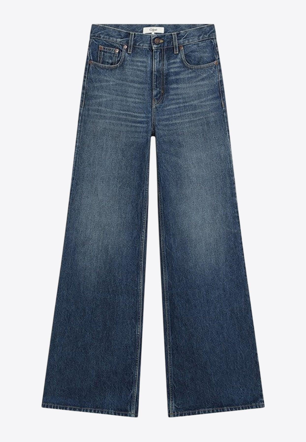 デニム・ジーパン CHLOE' Frayed bottom jeans Blu Frayed bottom jeans CHLOE' - Nugnes1920