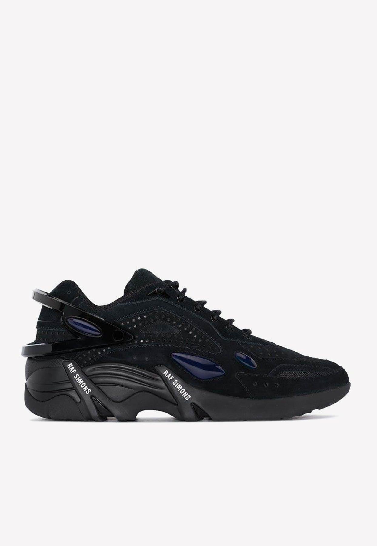 Raf Simons Cylon 21 Low-top Leather Sneakers in Black for Men | Lyst