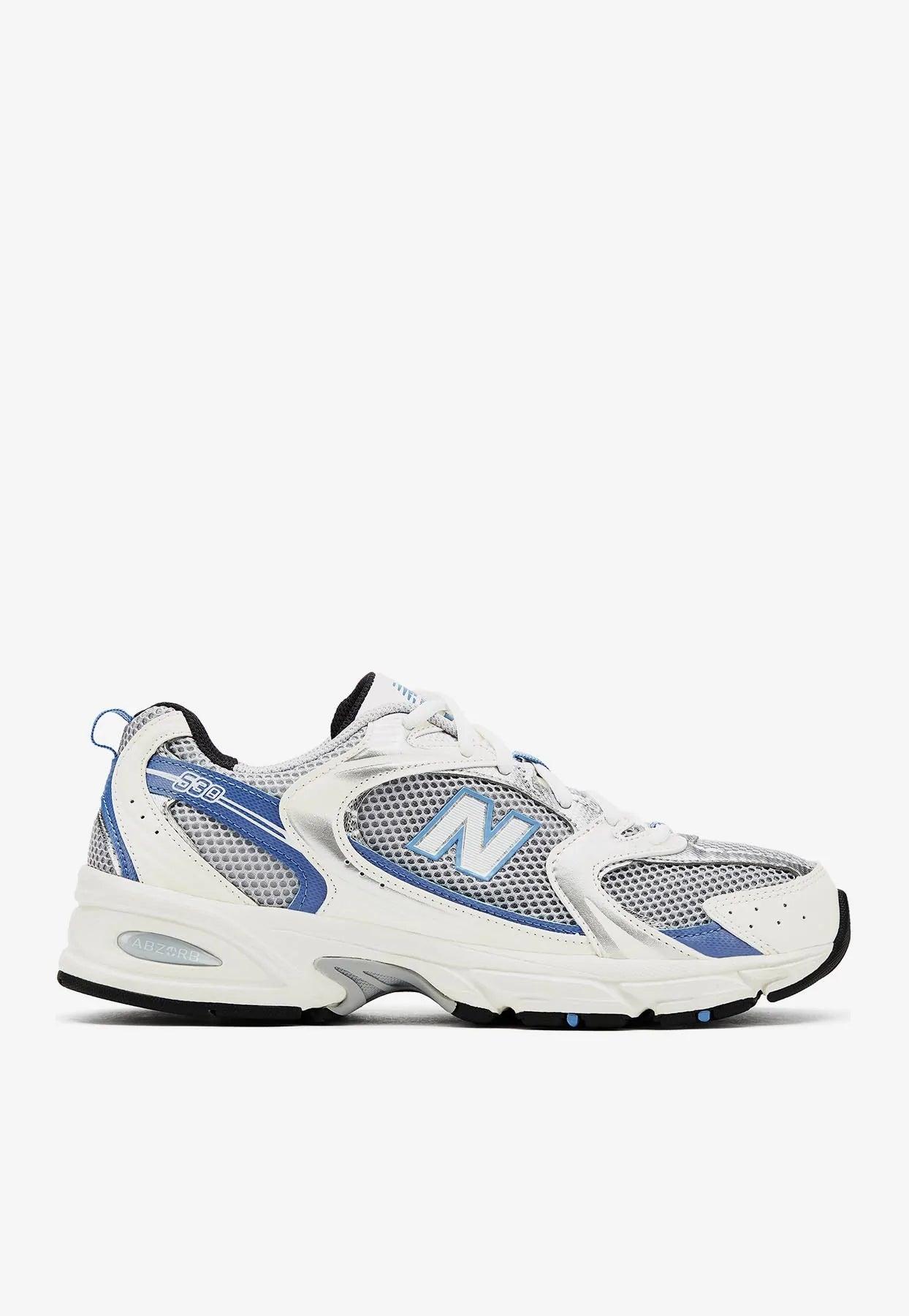 New Balance 530 Low-top Sneakers In Sea Salt With Light Aluminum in White  for Men | Lyst