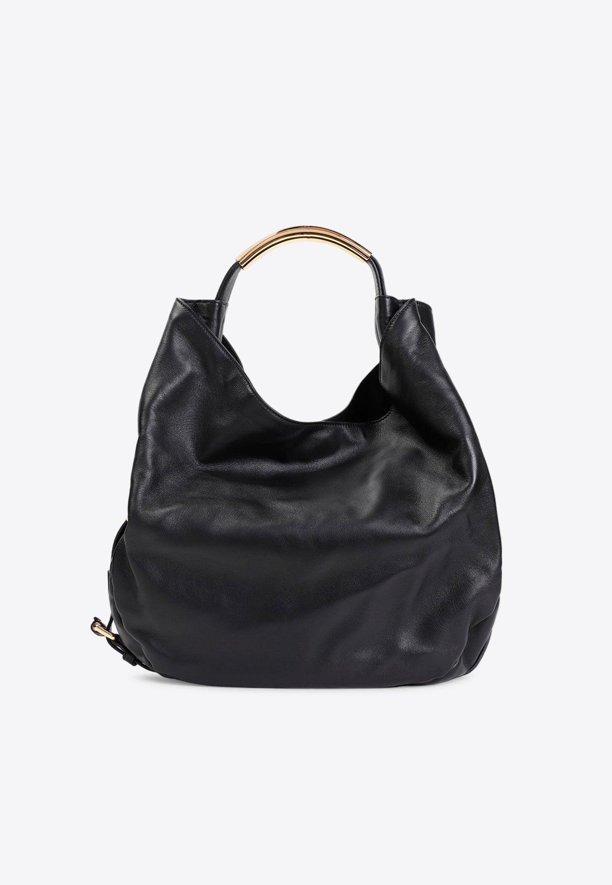 Moschino Medium Handle Me Shoulder Bag in Black | Lyst