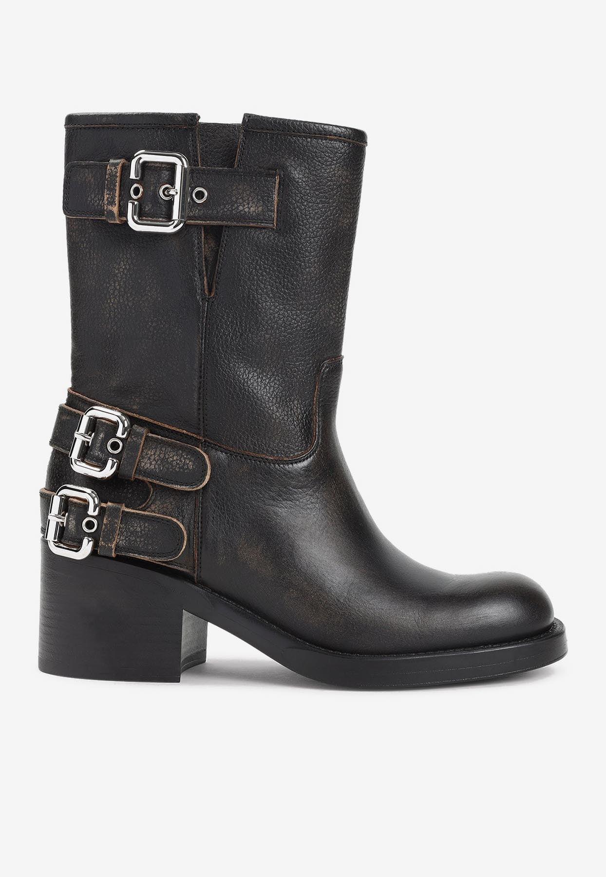 ショートブーツ・ブーティ Chloe Women's Ankle Boots Leather Black Chloé Susanna boots for Women - Black in UAE | Level Shoes