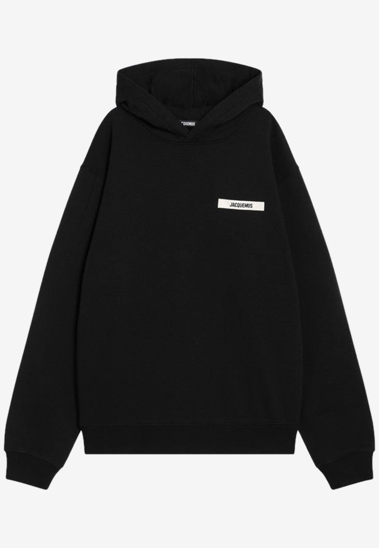 パーカー・フーディ JACQUEMUS Men Hoodies 245JS310 2120 990 Black The embroidered sweatshirt by JACQUEMUS | Official website