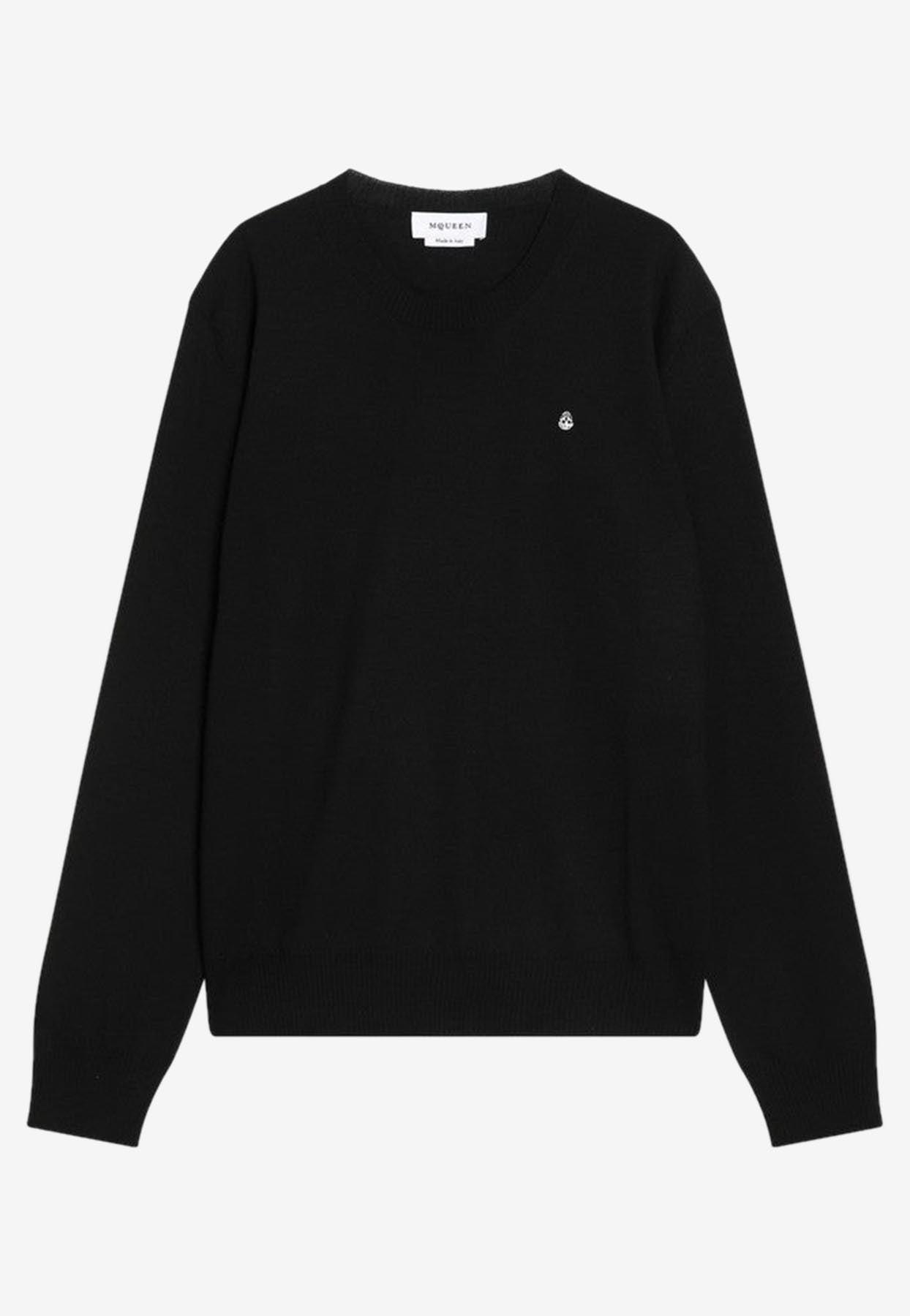 スウェット・トレーナー Alexander McQueen \"Inverted Skull\" sweatshirt Black 25176648_55358426_1000.jpg
