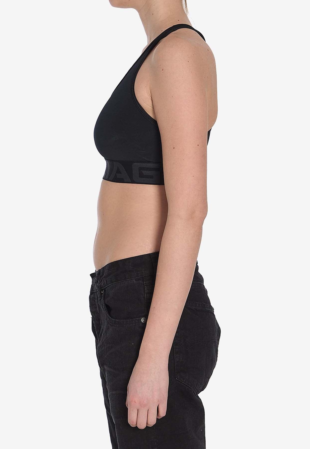 Balenciaga Tech Jersey X Under Armourâ Bra in Black | Lyst