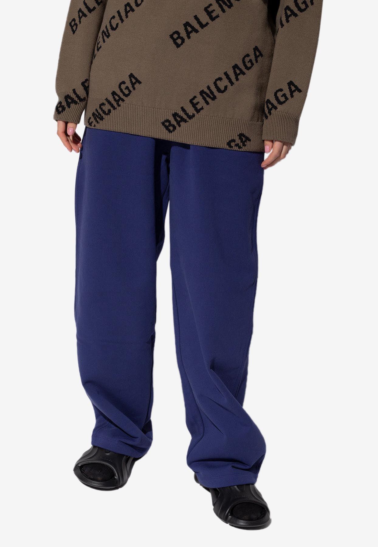 balenciaga logo pants