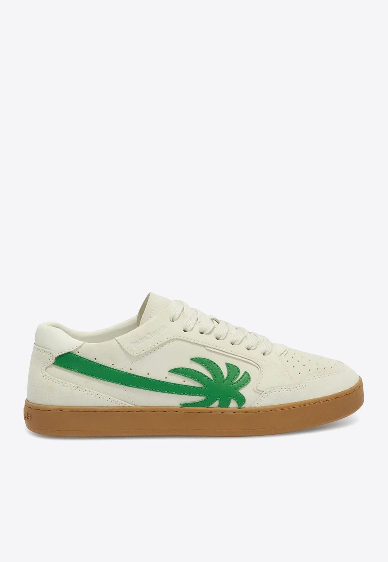 スニーカー PALM ANGELS Men Sneakers PMIA056F22LEA0030118B WHITE VENICE WORN OUT SNEAKERS WHITE - CORAL R in WHITE - CORAL
