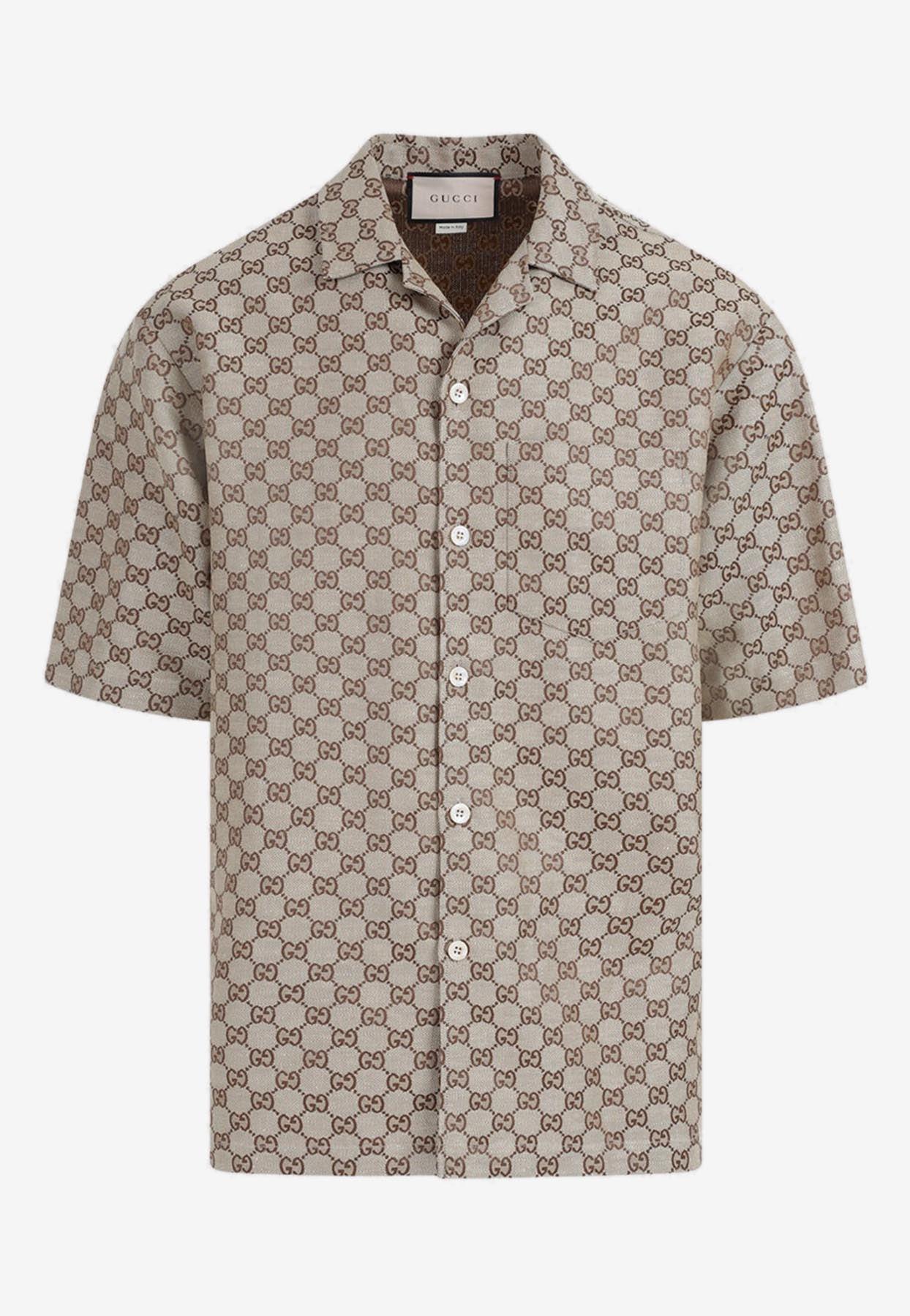 Gucci monogram shirt hotsell