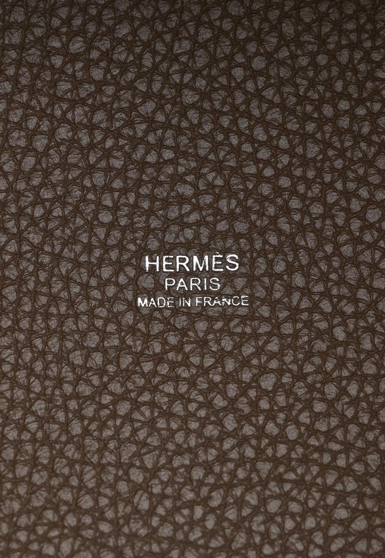 Hermes Picotin Lock 18 Bag Cuivre Palladium Hardware Clemence Leather •  MIGHTYCHIC • 