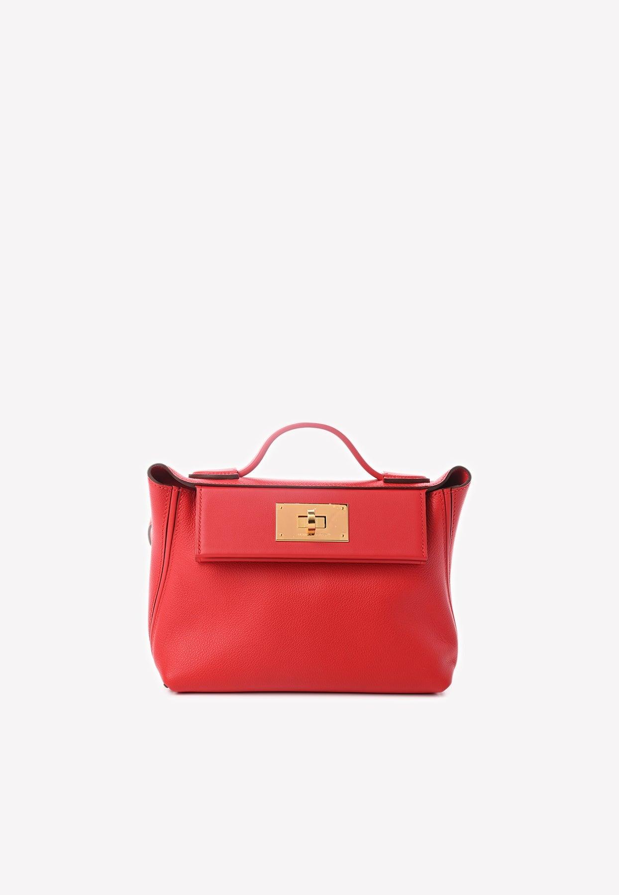 HERMES Sac A Dos GR24 Rouge Tomate Evergrain– GALLERY RARE Global Online  Store