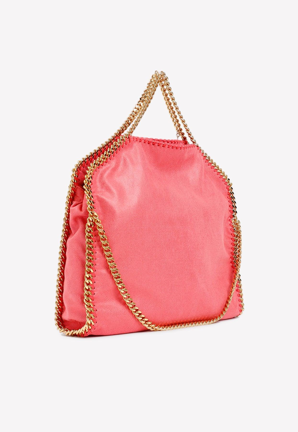 Stella McCartney Falabella Chain Shoulder Bag in Pink | Lyst