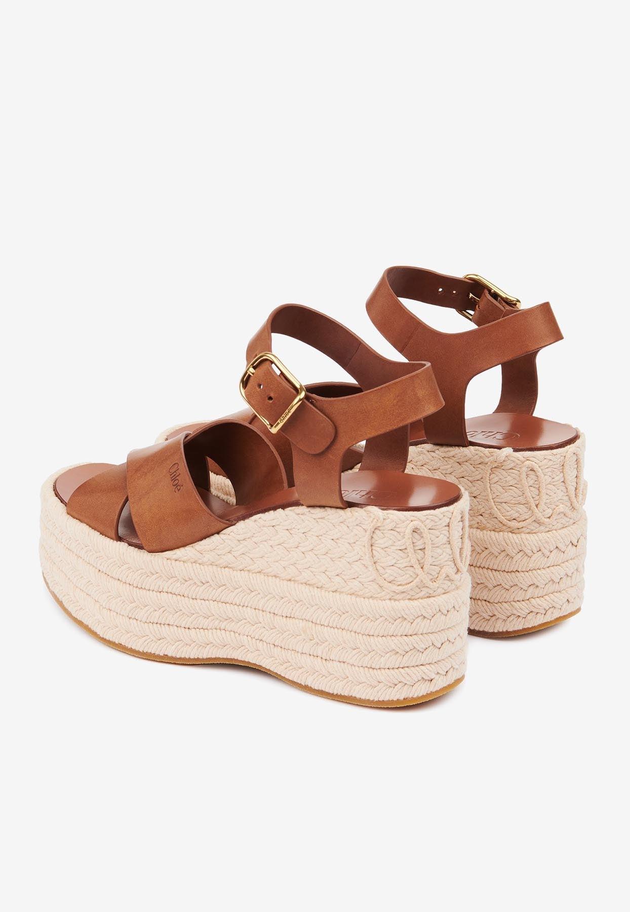 Chloé Wedge sandals for Women | Online Sale up to 29% off | Lyst
