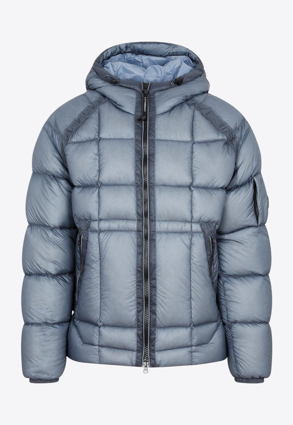 C.P. Company Dd Shell Hooded Down Jacket in Blue for Men | Lyst