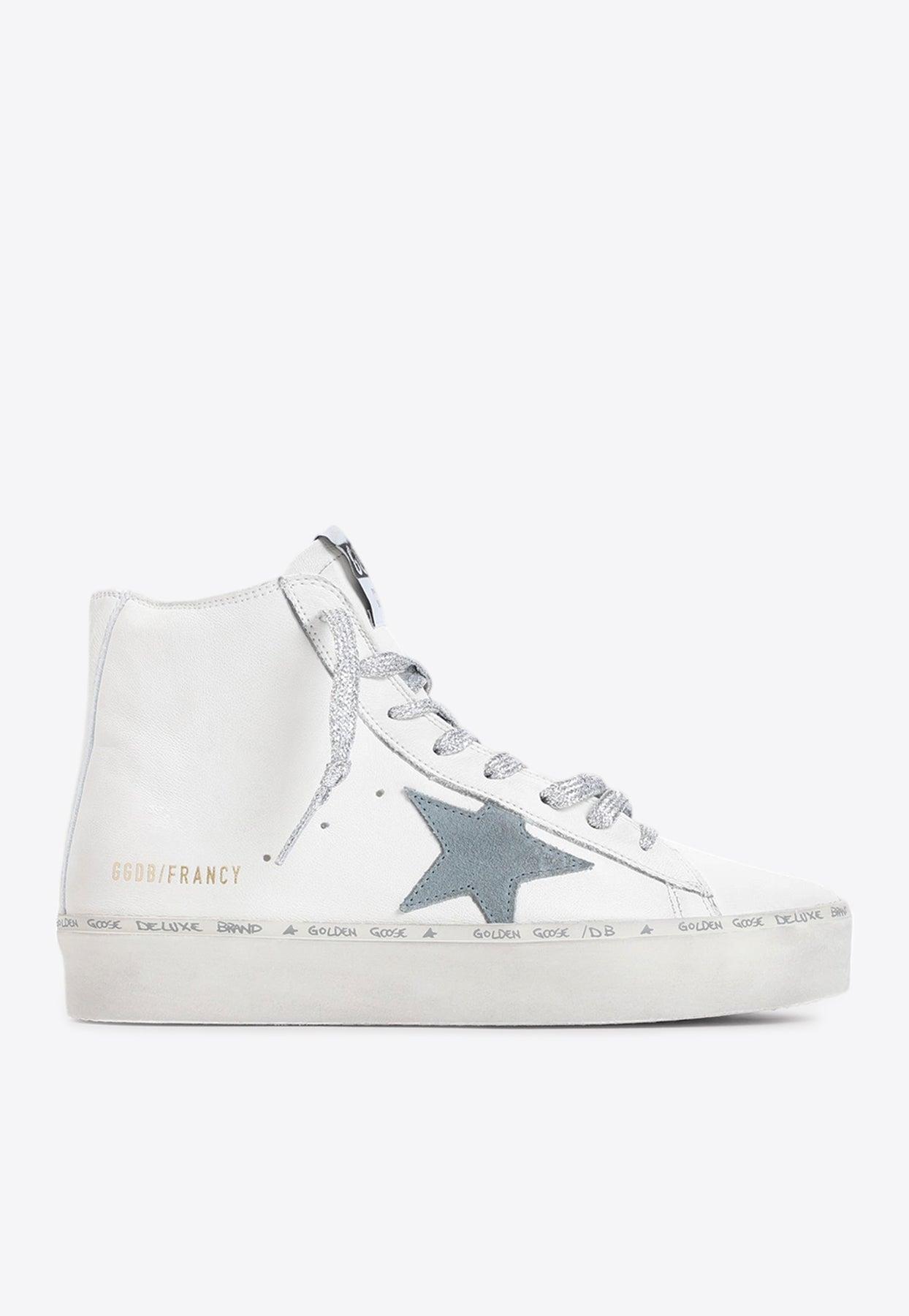 Golden Goose - Running Silver, White & Cream Sneaker