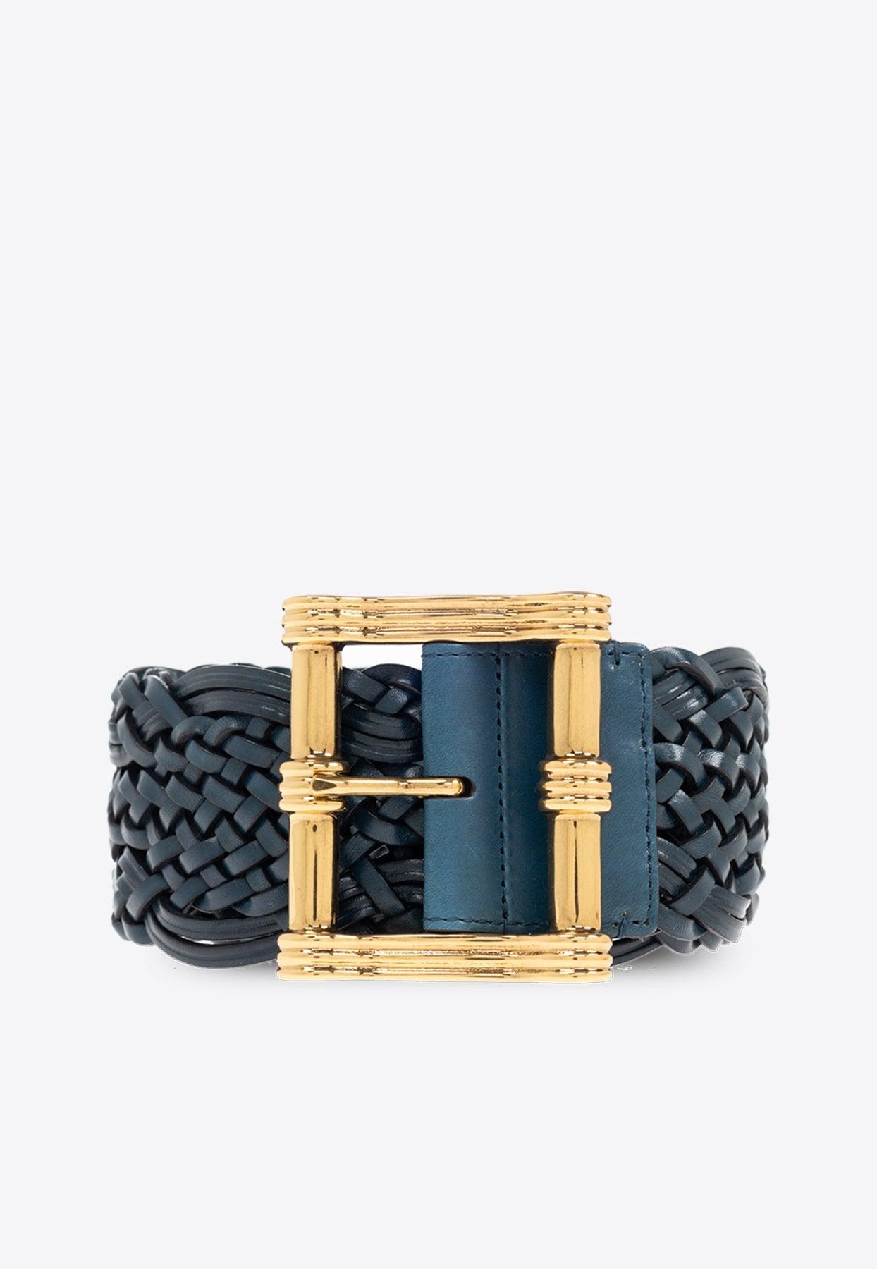 ベルト Etro High Black Leather Belt With Maxi Chrome Buckle Etro High Black Leather Belt With Maxi Chrome Buckle | THE LIST