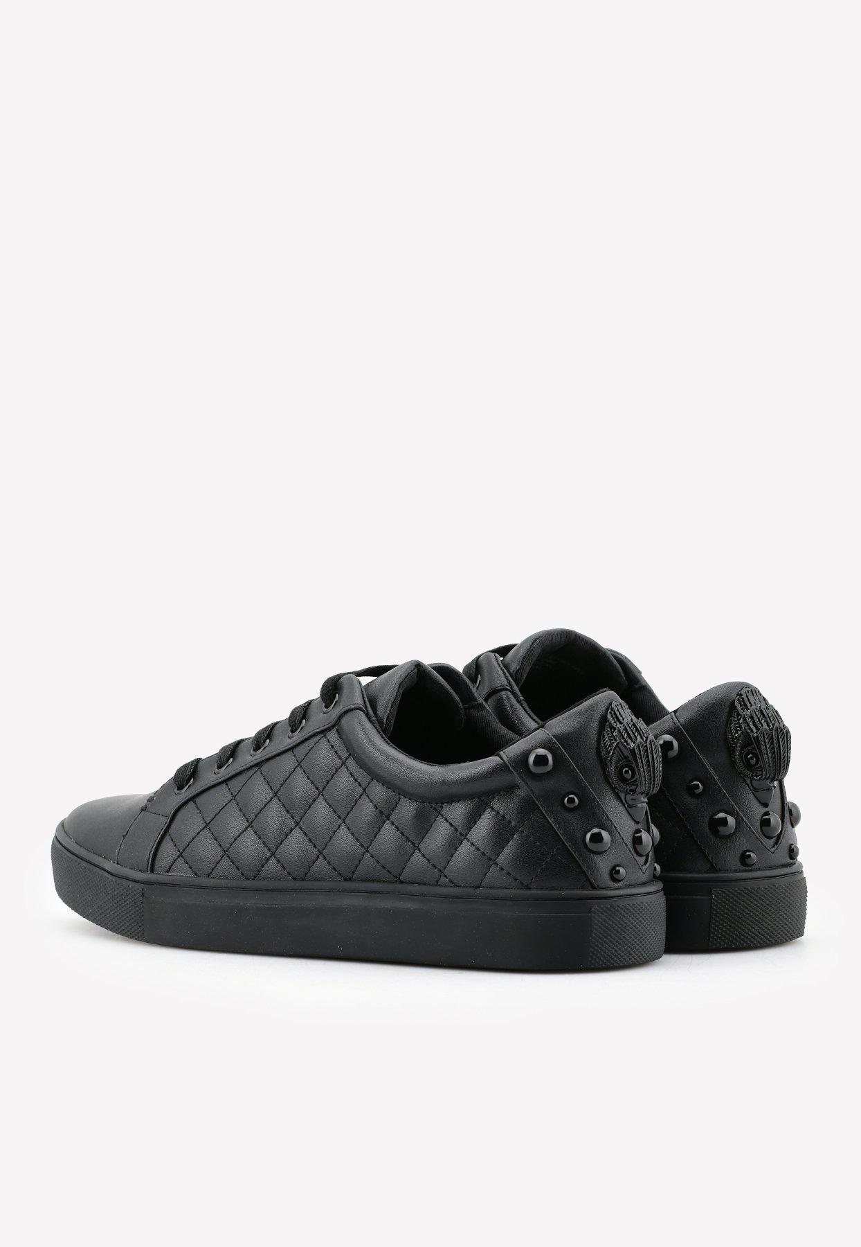 Kurt Geiger Ludo Drench Quilted Leather Sneakers Eu 38 in Black | Lyst