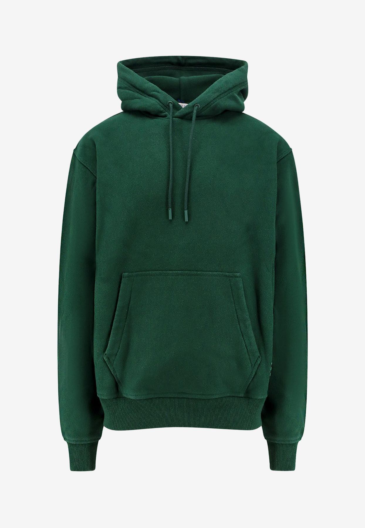 パーカー・フーディ Burberry Rory Ck' Green Cotton Sweatshirt Burberry-Logo-Print-Cotton-