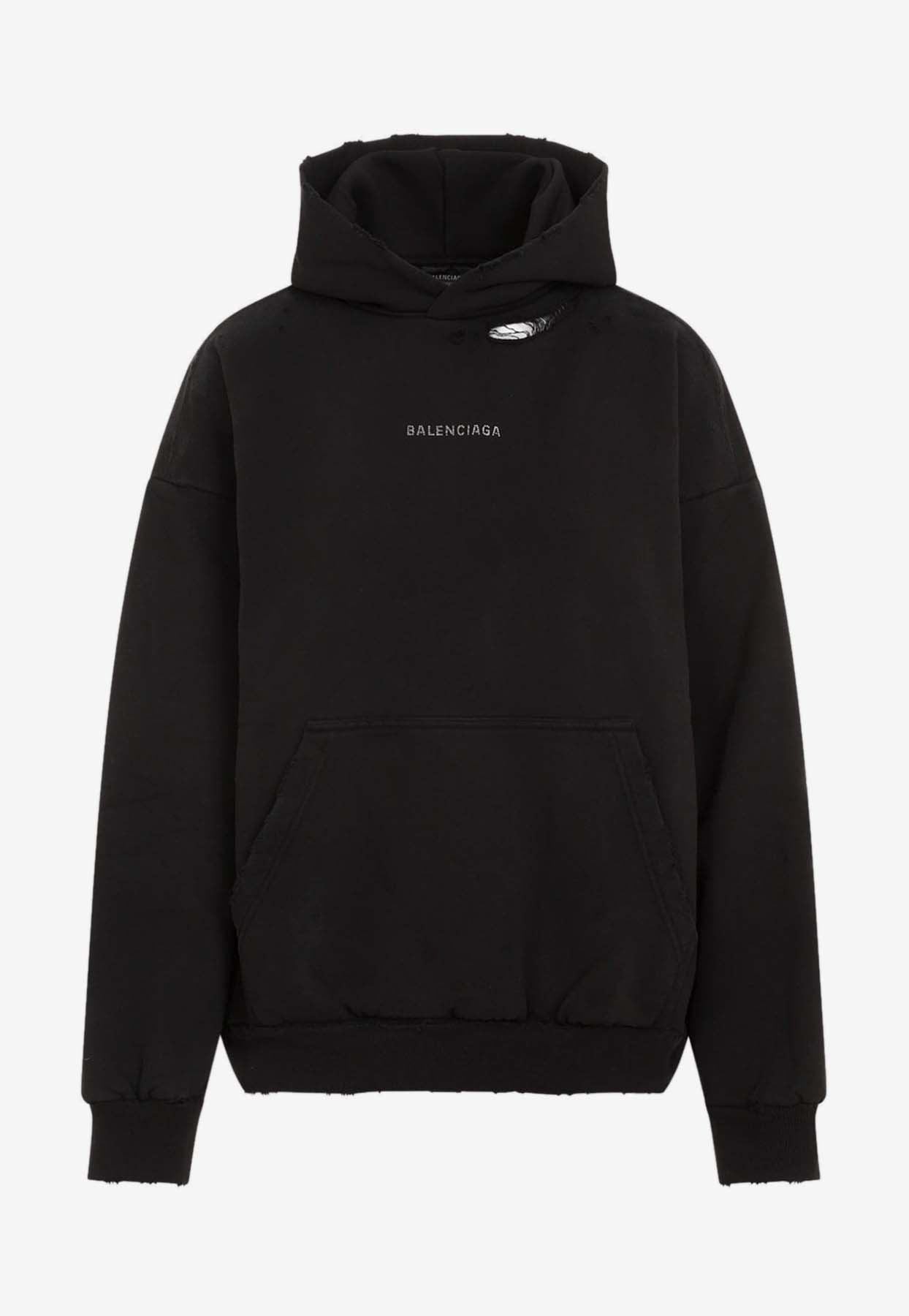Balenciaga small logo sweatshirt best sale