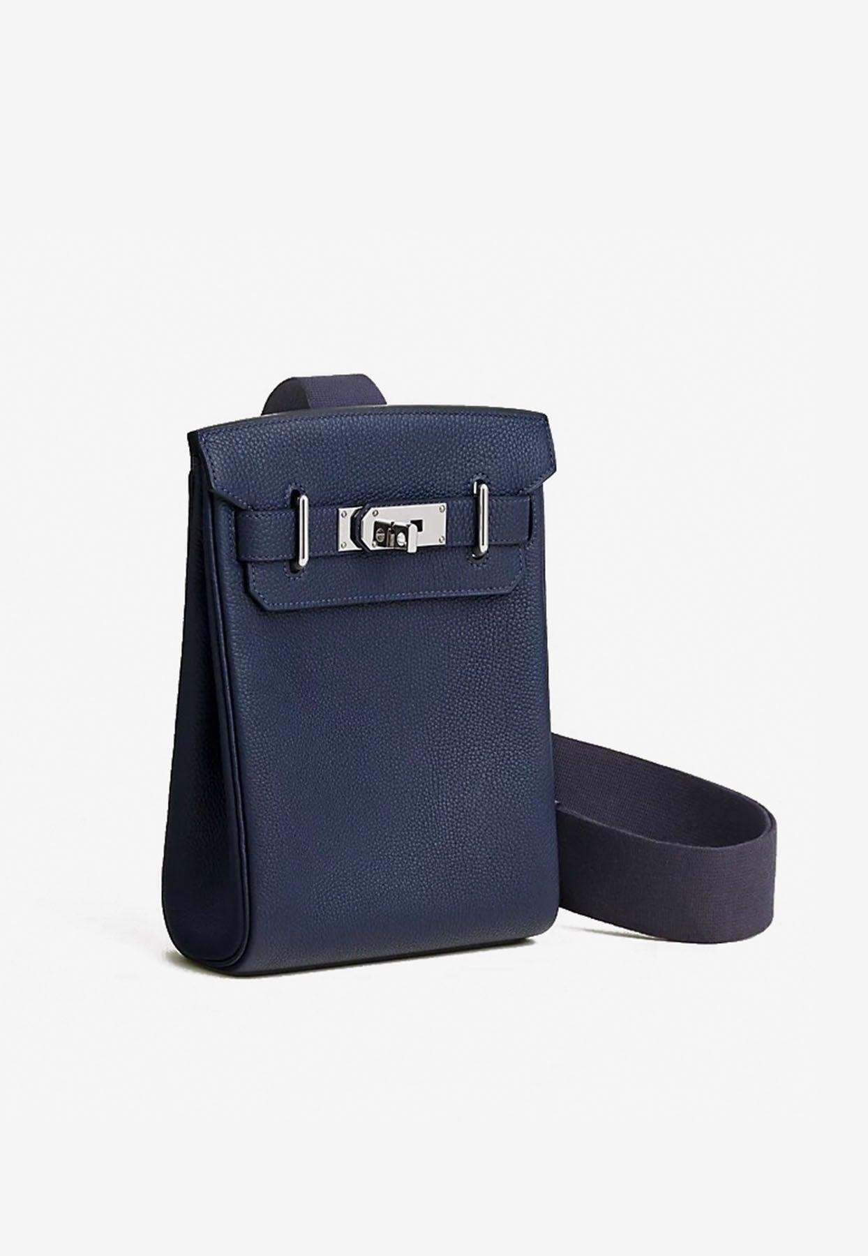 Hermès Hac A Dos Pm Backpack In Bleu Nuit Togo With Palladium Hardware in  Blue