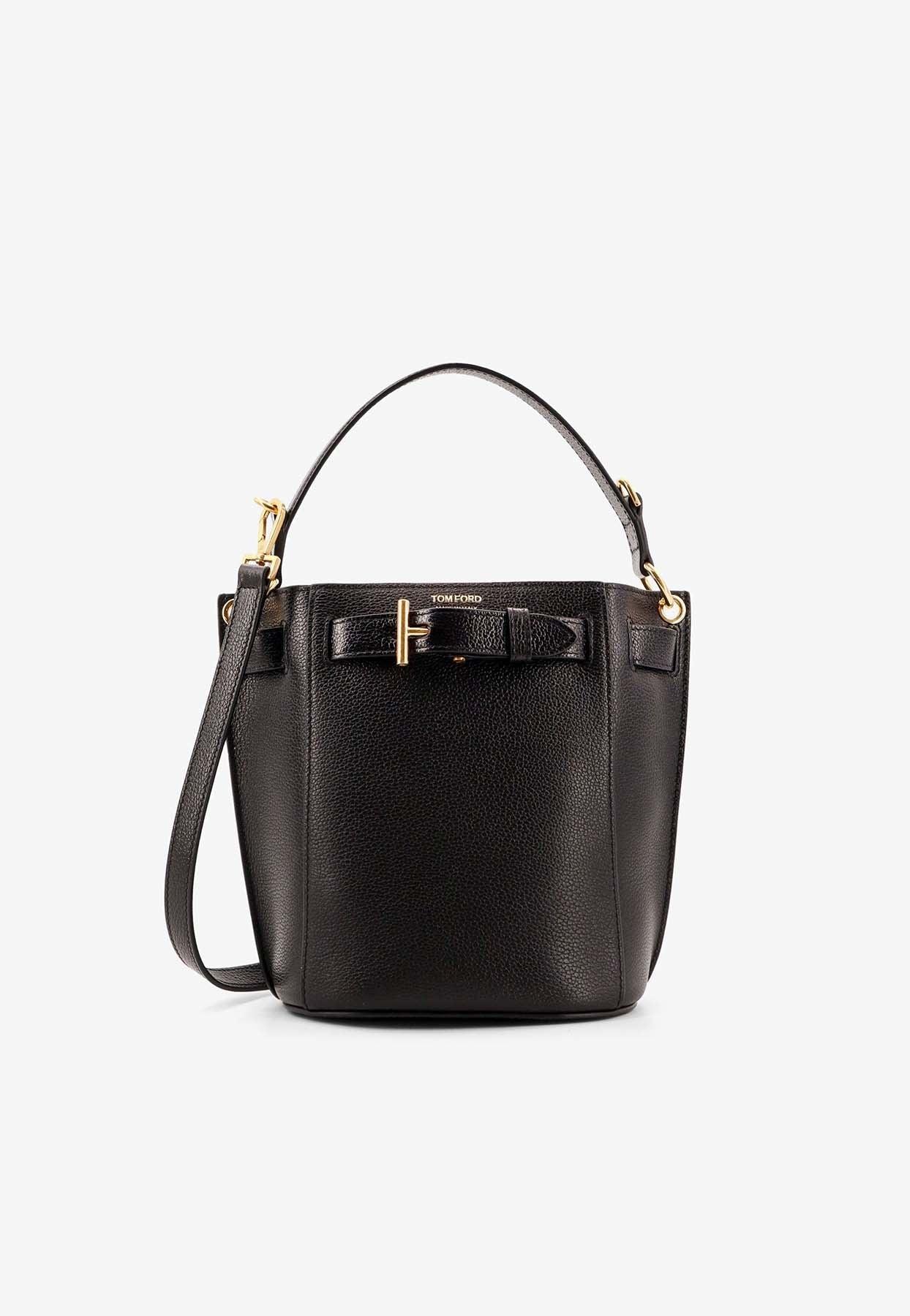【関税＆送料込み】Tom Ford Black Medium Bucket Bag With Ad Tom Ford - Black Lux Nylon Medium Bucket Bag | Mitchell Stores