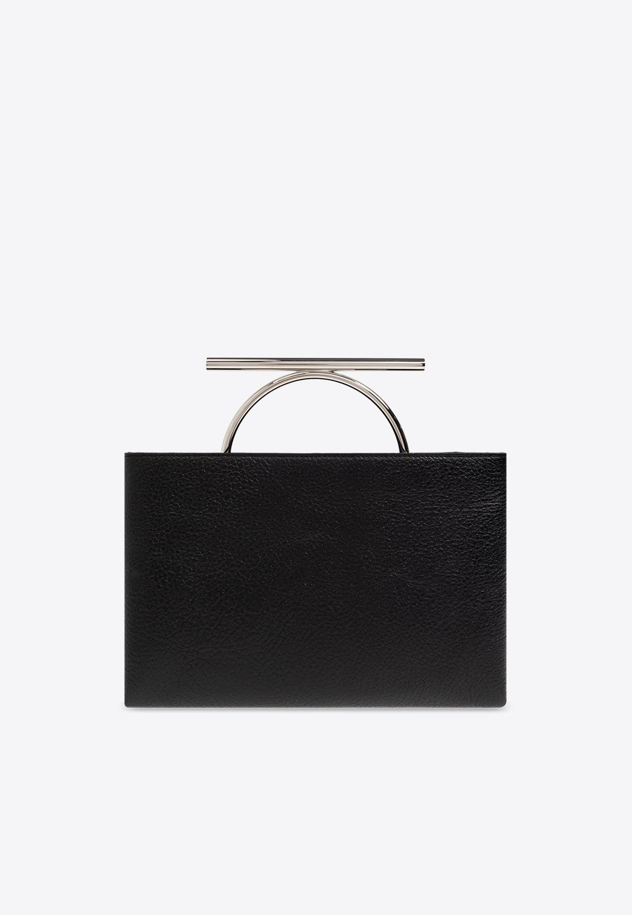 McQueen T-Bar Logo Clutch Bag in Black | Lyst