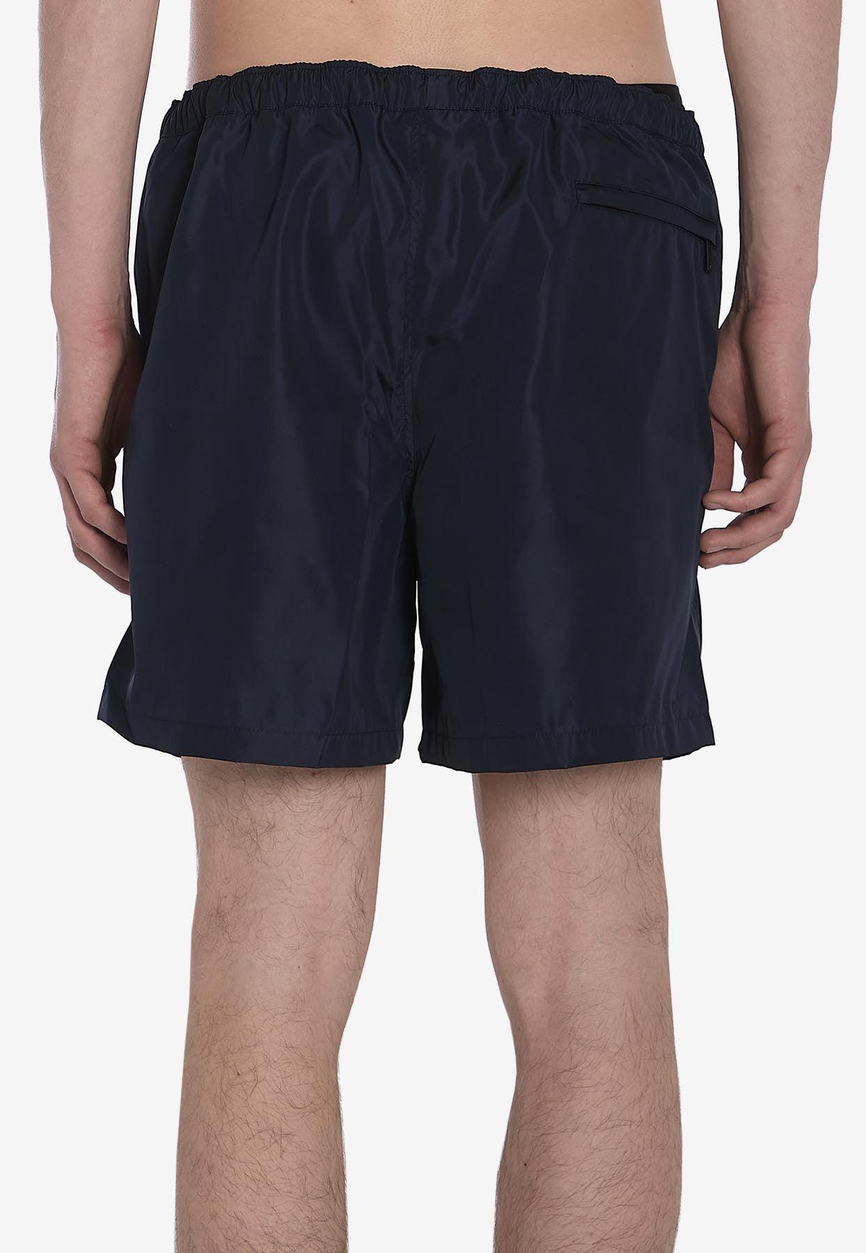 Short De Bain Valentino - Imprimé Espace Bleu Violet - Taille IT 50 (UK 40) - Neuf Avec étiquettes