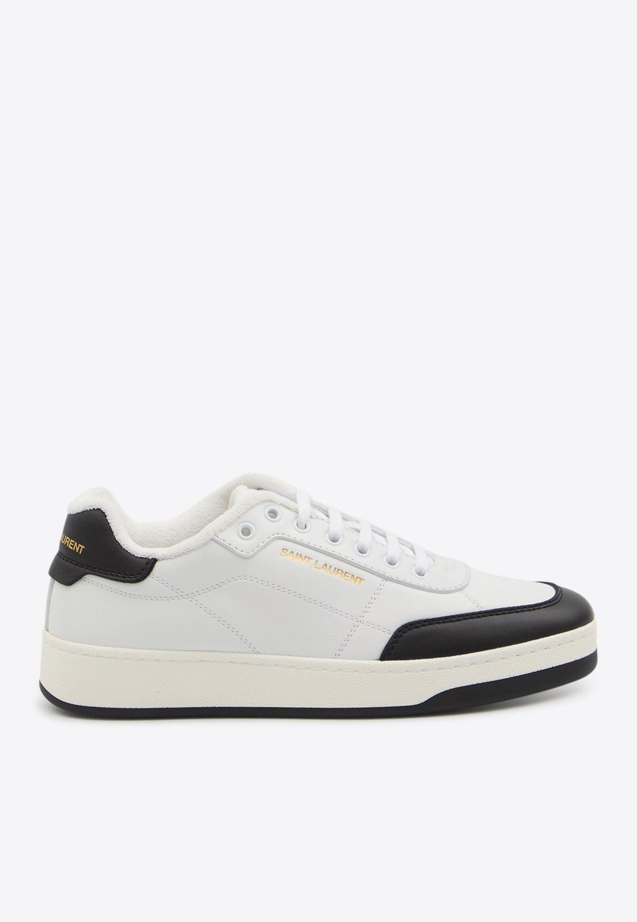 スニーカー Saint Laurent Court Classic SL/10 sneakers Saint Laurent Court Classic SL/10 White Perforated Leather