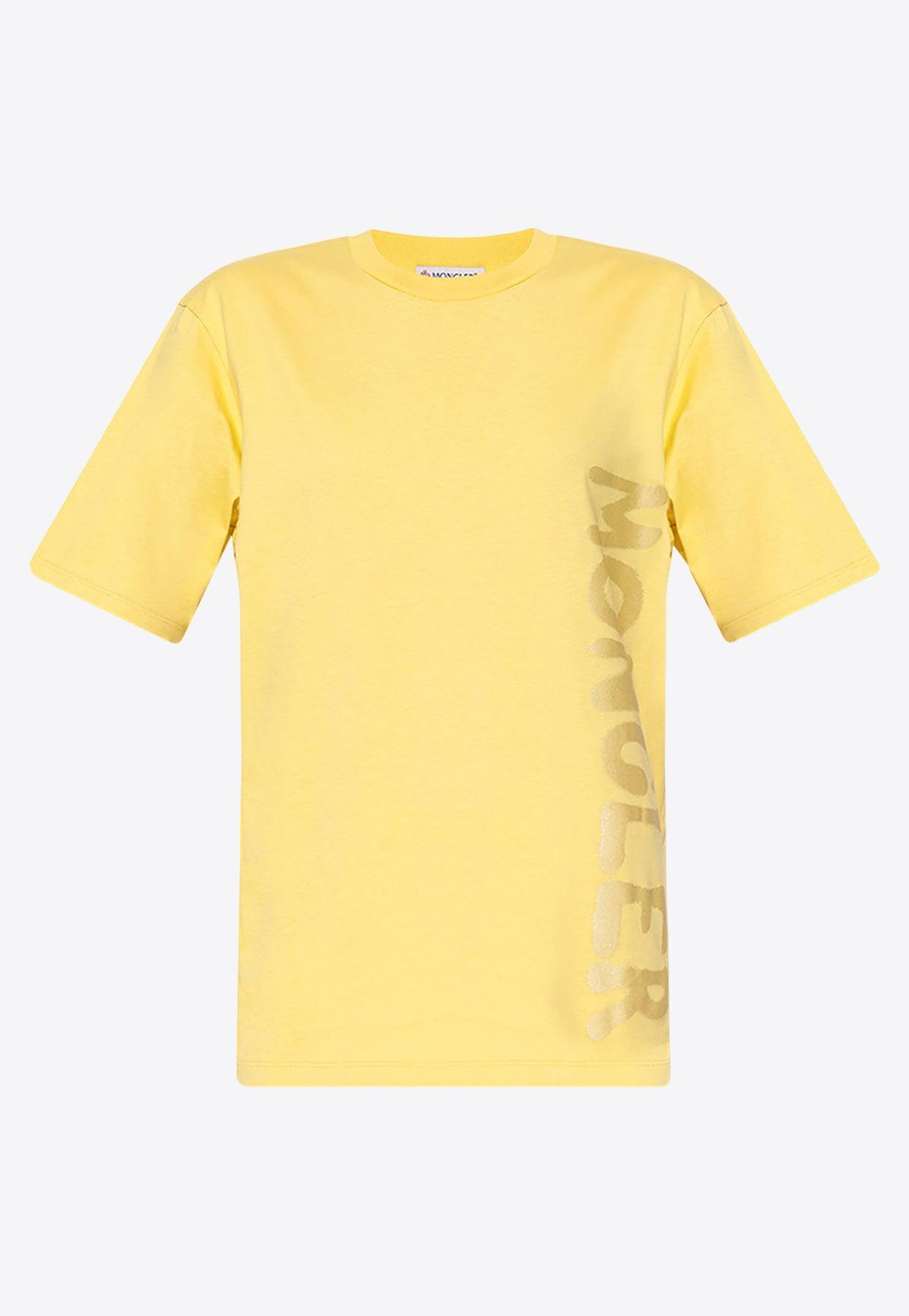 Yellow shop moncler shirt