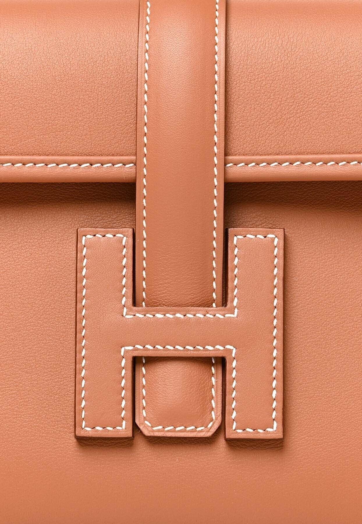 march Skalk unconditional Hermès Jige Elan 29 Clutch Bag In Gold Swift Leather in White | Lyst