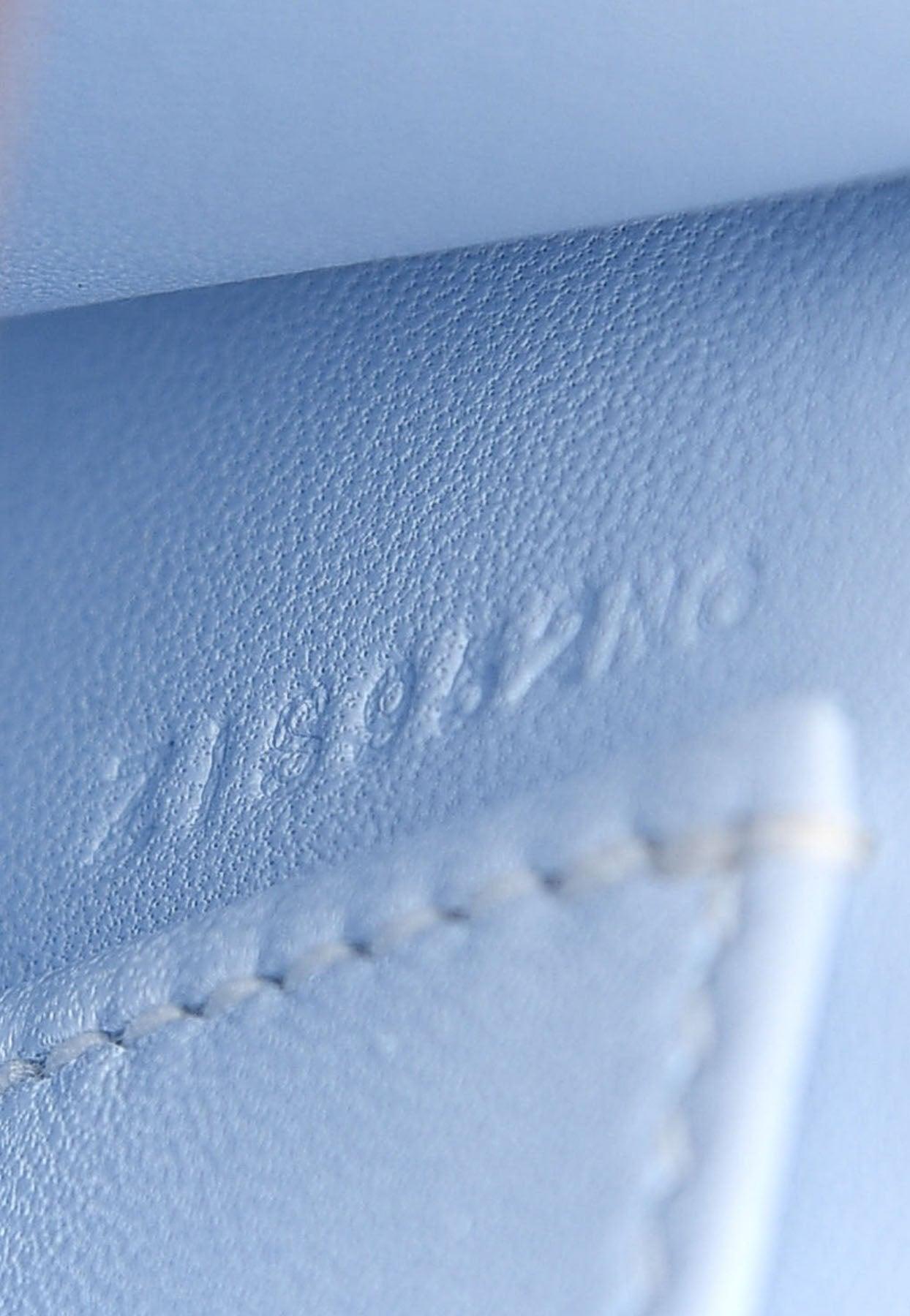 Hermes Kelly 20 Mini Sellier Bag Bleu Brume Epsom Leather Palladium  Hardware at 1stDibs