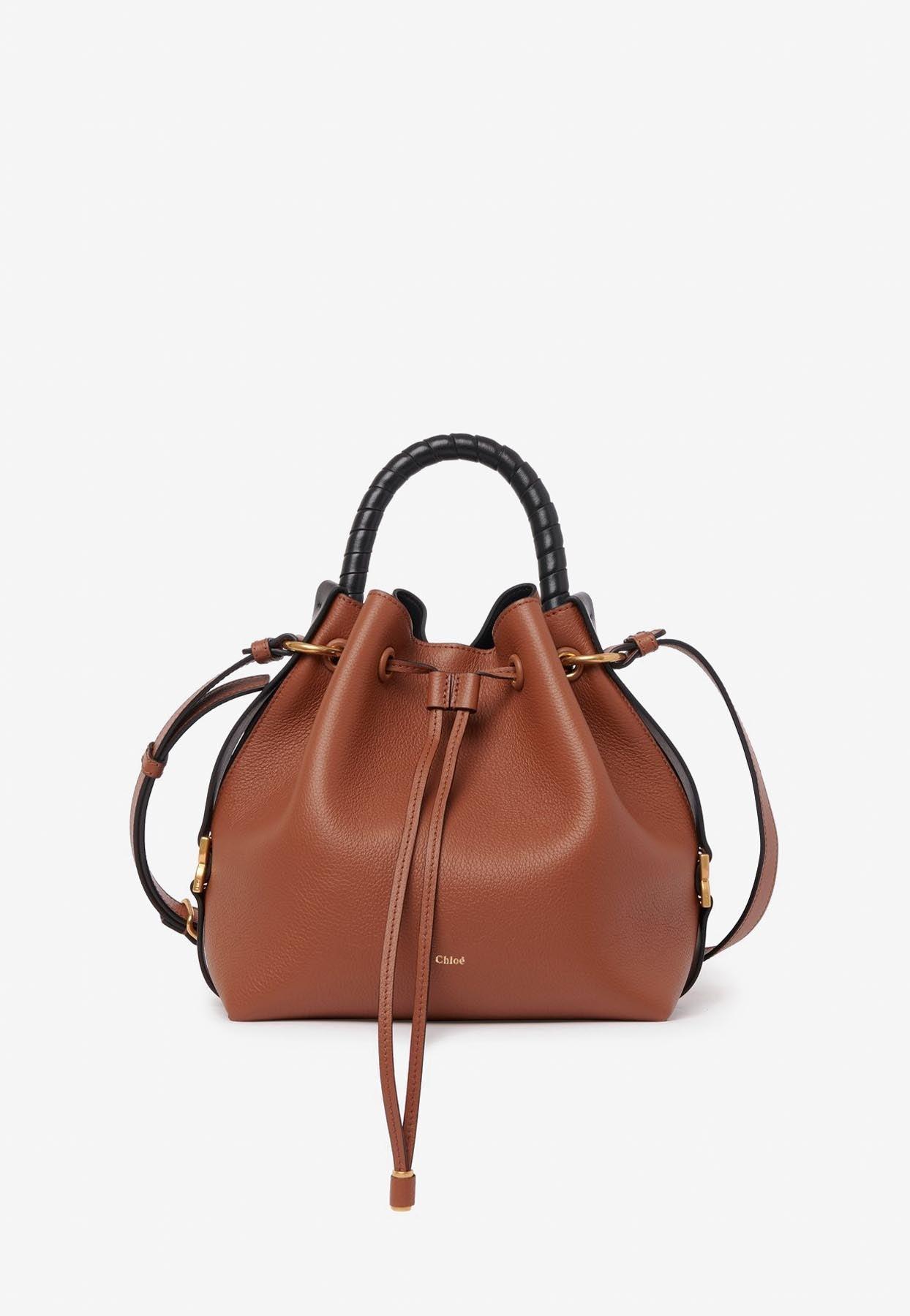 Chloé Marcie Bucket Bag In Leather in Brown Lyst