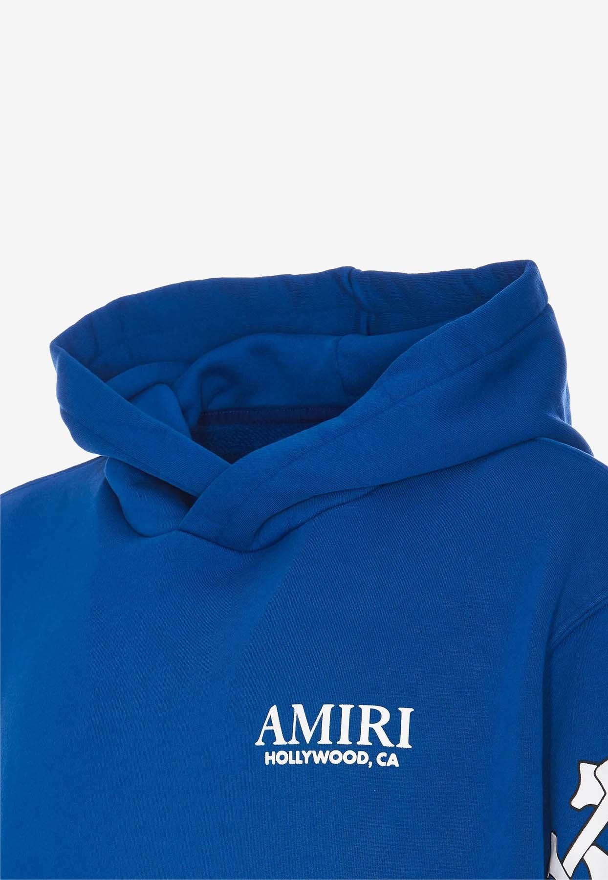 【関税込・国内発送】AMIRI BONES STACKED HOODIE BONES STACKED HOODIE - Black | AMIRI
