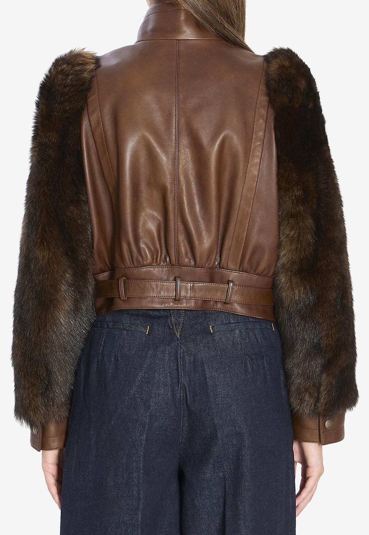 レザージャケット・コート Chloe Leather bomber jacket Chloé Short Blouson In Leather | Chloé ID