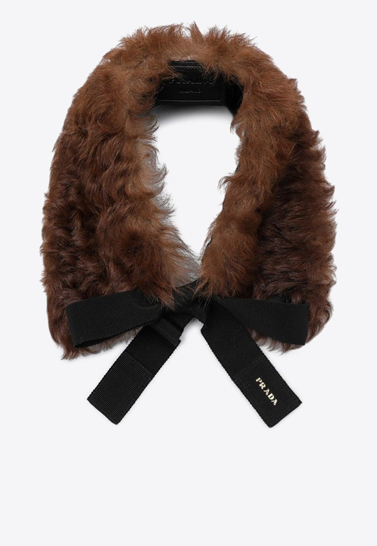 マフラー・ストール Prada Ivory teddy scarf PRADA(プラダ) マフラー・ストール(レディース) - 海外通販のBUYMA