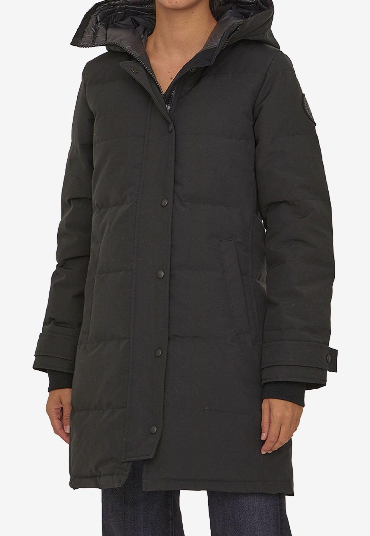 Canada Goose Shelburne Knee-length Parka in Black | Lyst