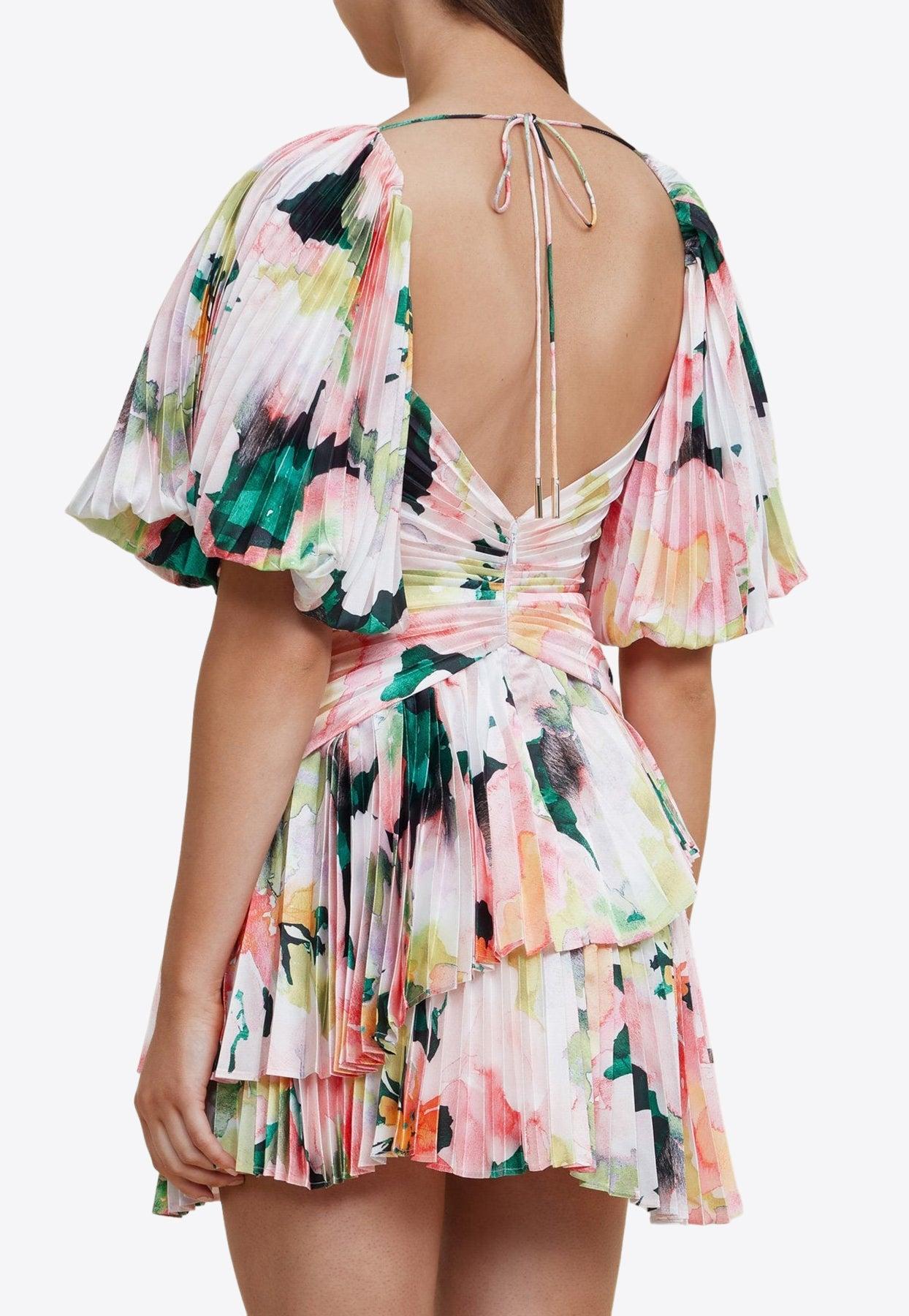 Acler Ardanary floral-print minidress - Pink