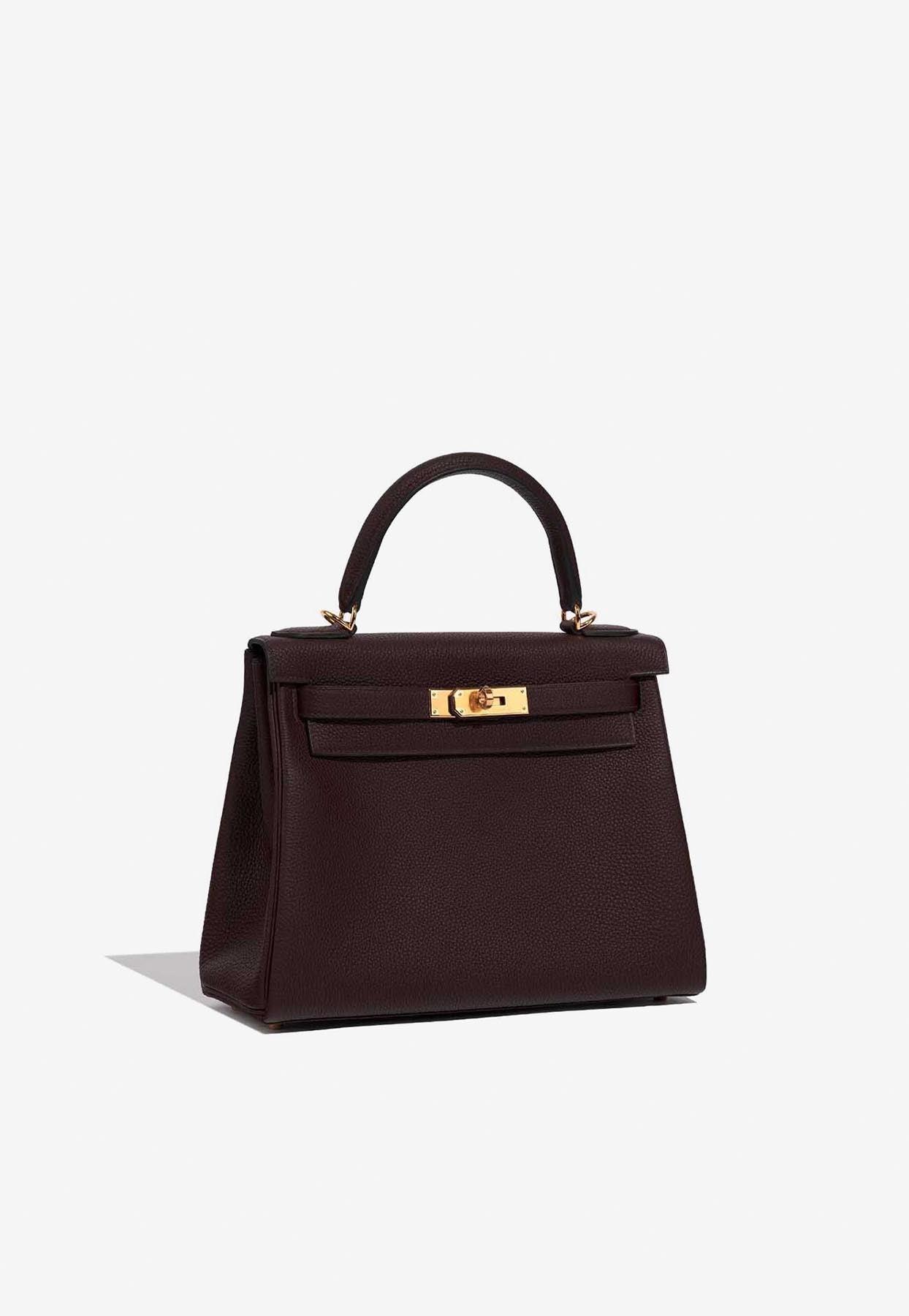 Hermès Kelly 25 In Rouge Vif Tadelakt Leather With Gold Hardware