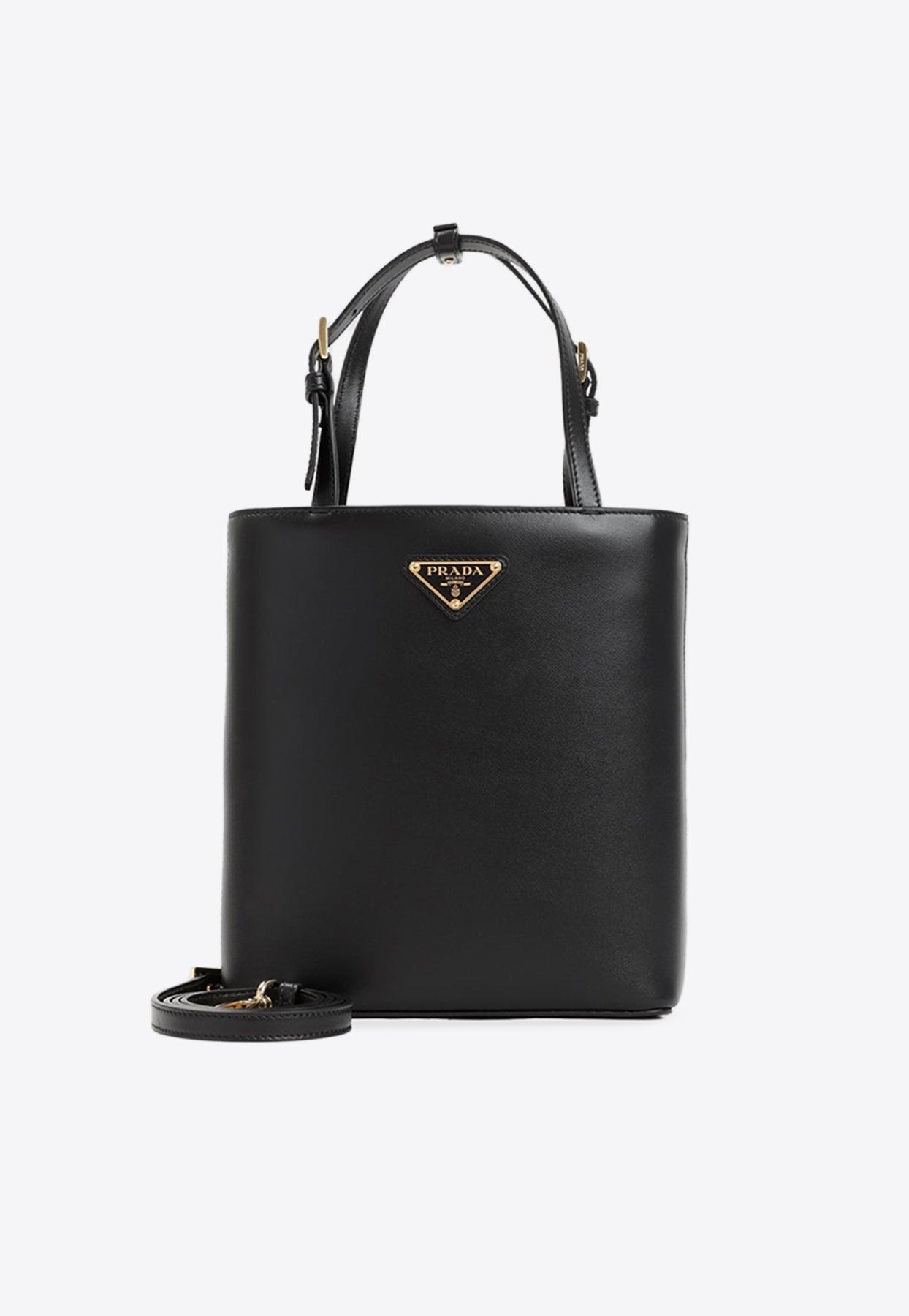 Prada Napa Leather Top-Handle Bag - Bergdorf Goodman