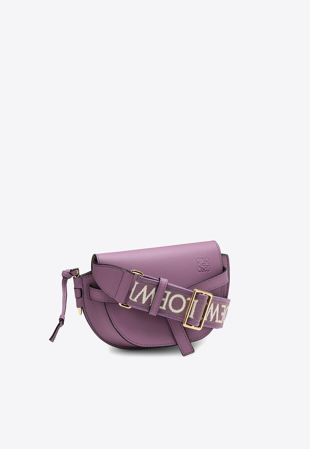 Loewe Purple Gate Mini Leather Cross-Body Bag - ShopStyle