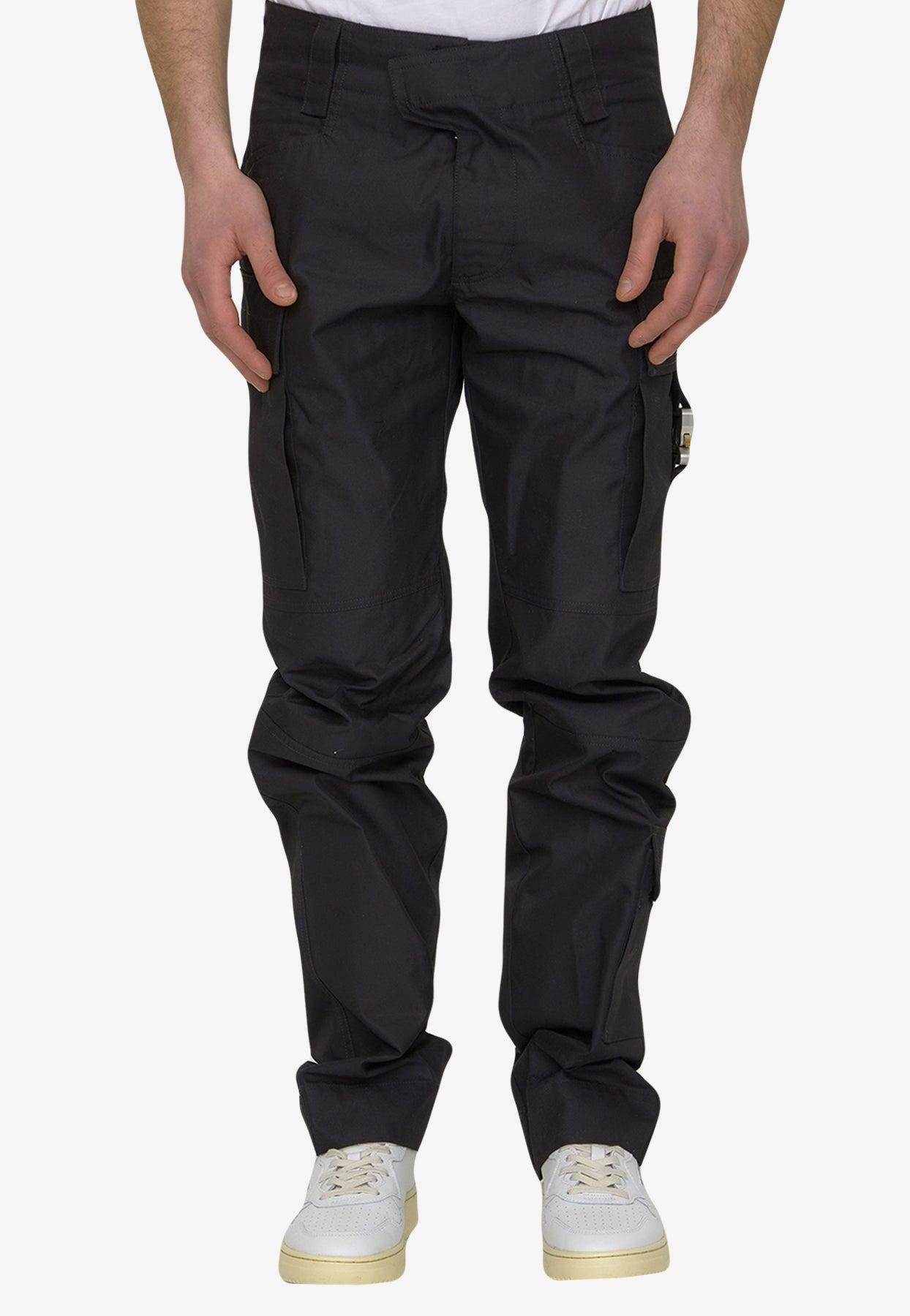 1017 ALYX 9SM Metal Buckle Cargo Pants in Black for Men | Lyst