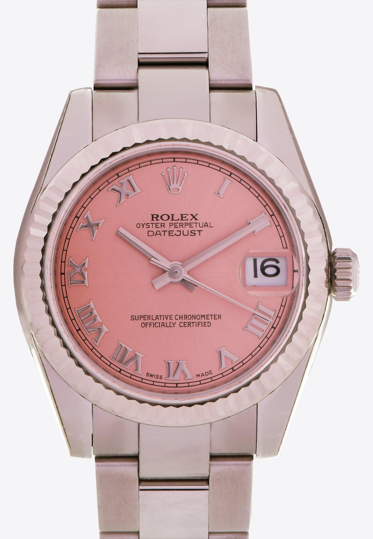 Rolex Oyster Perpetual Datejust 31 - Pink Dial | Lyst