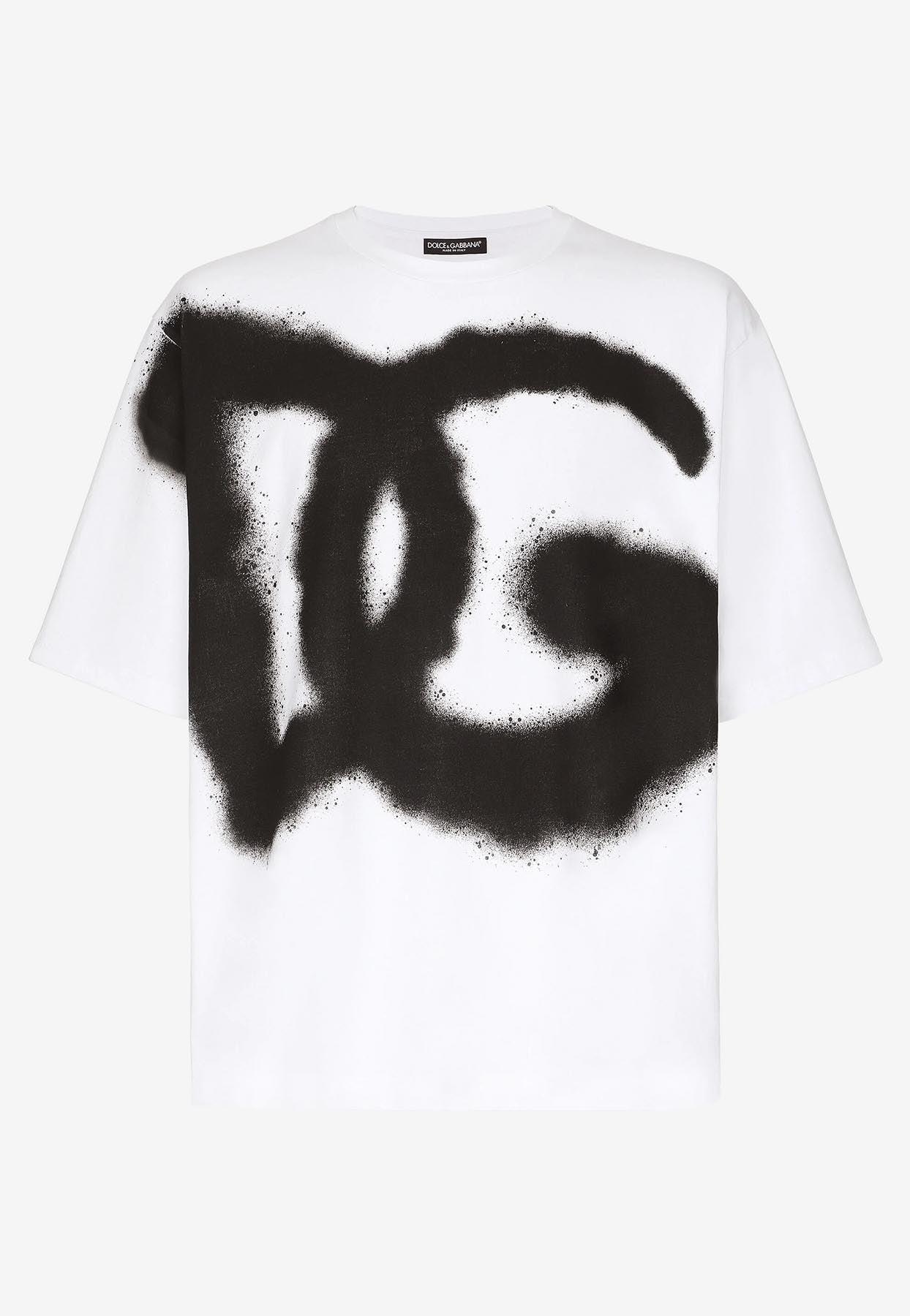 Dolce & Gabbana Spray Paint Logo T-shirt for Men