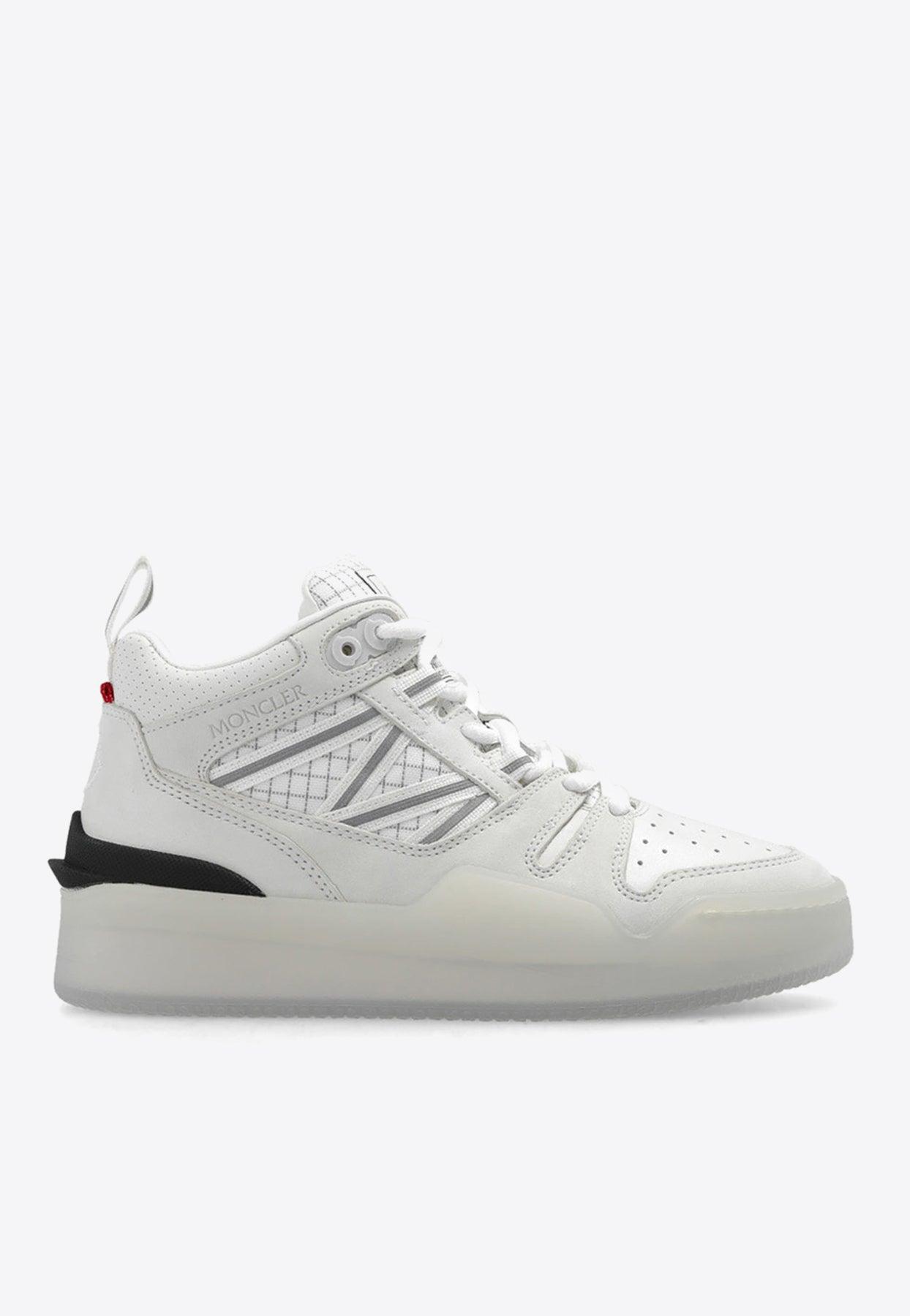 Moncler Pivot High-top Sneakers in White | Lyst