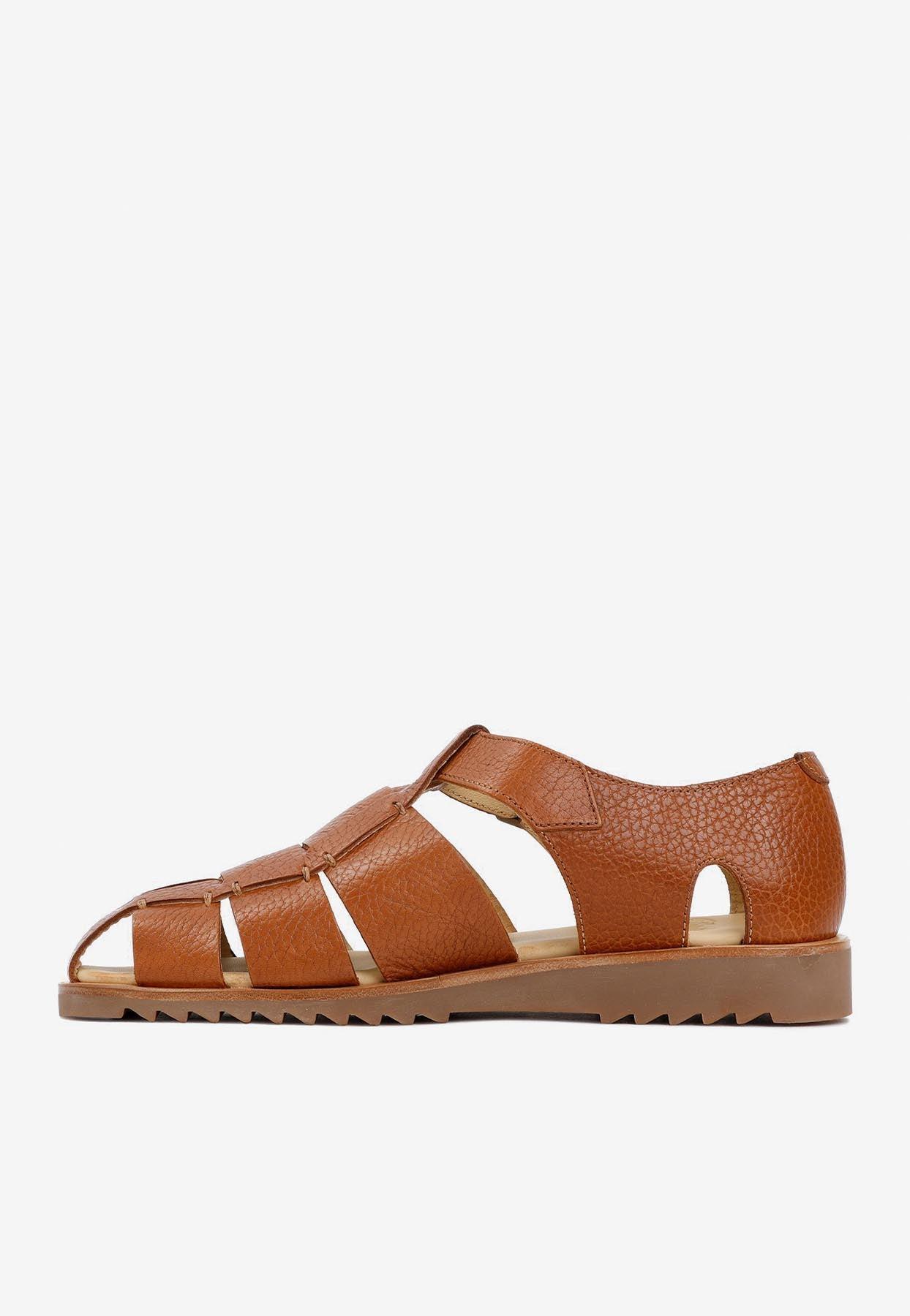 Paraboot Pacific Leather Fishman Sandals in Brown for Men | Lyst