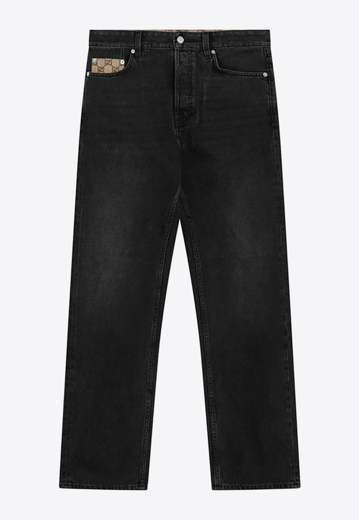 GUCCI straight denims black 【公式通販】