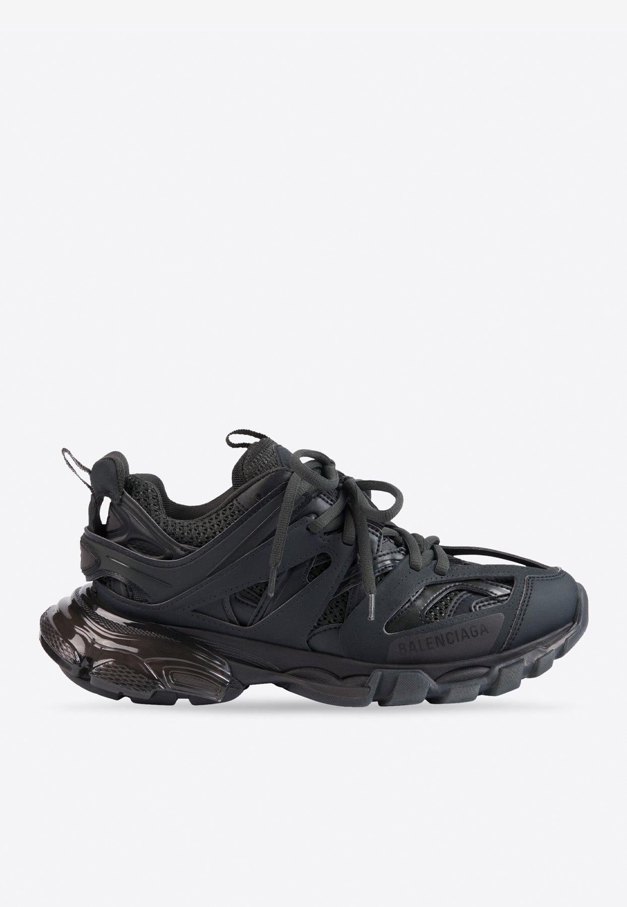 Balenciaga Track Clear Sole Sneakers In Mesh And Nylon in Black for Men |  Lyst